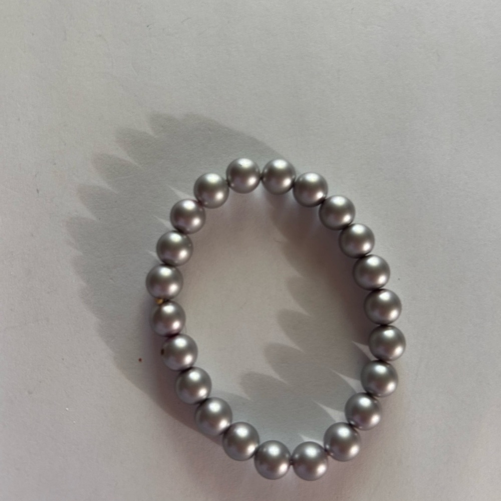 Classic Silver Pearl Bracelet
